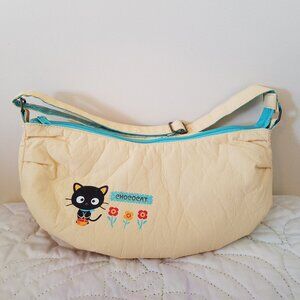 Chococat Sanrio Blue and Yellow/Cream Pouch Bag